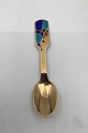 A. Michelsen Gilded Sterling Silver Christmas Tea Spoon 1990