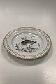 Royal Copenhagen Private Painted Flora Danica Fish Plate No 3549