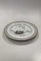 Royal Copenhagen Private Painted Flora Danica Fish Plate No 3549