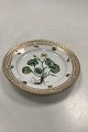 Royal Copenhagen Private Painted Flora Danica Cake Plate No 3552