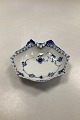 Royal Copenhagen Blue Fluted Full Lace Dish No 1074