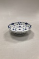 Royal Copenhagen Blue fluted Full Lace Bowl on foot No 1023