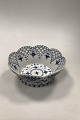 Royal Copenhagen Blue Fluted Full Lace Fruit bowl No 1061