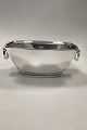 Georg Jensen Sterling Silver Bowl with Handles by Jørgen Jensen No 977