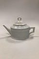 Royal Copenhagen White Fan Teapot No. 11566