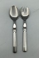 Hans Hansen Arvesolv No 18 Sterling Silver Salad Serving Set