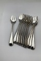 Set of 11 Cake Forks of Danish Silver from 1919