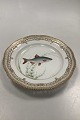 Set of 11 Royal Copenhagen Flora Danica Fish Plates No 3553