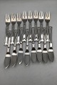 Cohr Silver/Steel Dobbeltriflet Fish flatware Set (16 pcs)