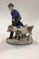 Royal Copenhagen Figurine Boy with Calfs No. 1858