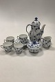 Royal Copenhagen Blue Fluted Plain Doll Coffee Set No 2304, 2305, 2306 and 2308