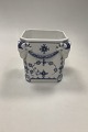 Royal Copenhagen Blue Fluted Plain Flower Pot No 124