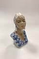 Dahl Jensen Figurine No. 1211 - Bust of African Woman