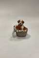 Royal Copenhagen Mini Collection - Mongrels/ Puppies in Basket No. 745