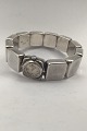 Georg Jensen Sterling Silver Bracelet integreted watch No. 196 Astrid Fog