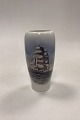 Royal Copenhagen Art Nouveau Vase - The School Ship Georg Stage No. 4570