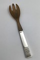 Georg Jensen Sterling Silver Parallel Salad Server Fork No. 342B (Horn)