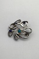 John V Rørvig Sterling Silver Brooch Measures