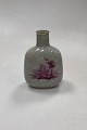 Royal Copenhagen Craquelé Vase Privately Painted