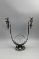 Georg Jensen Sterling Silver Two Branch Art Deco Candlestick No. 758