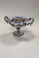 Beautifull Old Silver Empire Bowl with handles