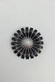 Georg Jensen Sterling Silver Marguerit(Daisy) Brooch, Black