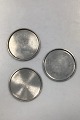 Set of 3 Just Andersen Pewter Coasters No 1177