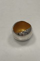 Georg Jensen Sterling Silver Salt Dish with Green Enamel by Søren Georg Jensen 
No. 1067