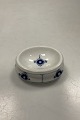 Royal Copenhagen Blue Fluted Plain Salt Dish / Caviar or Butter Dish No 195