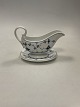 Royal Copenhagen Blue Fluted Plain Saucebowl with handle and saucer No 200