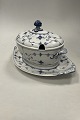 Royal Copenhagen Blue Fluted Plain Tureen No 214 with tray No. 217