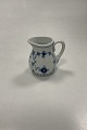 Bing and Grondahl Blue traditional Blue Fluted Hotel Creamer No 1039 with 
Monogram
