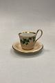 Antique Royal Copenhagen Ivy Coffee Cup with high handle