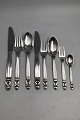Georg Jensen Sterling Silver Acorn Flatware Set 12 People (96 pcs)