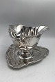 P. Ørsnes Silver Triangular Gravy Boat (1921)