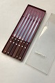 Stelton fondue fork set in stainless steel
