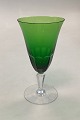 Lindenborg Green white wine glass from Holmegaard Glassworks