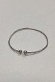 Modern Open Armring in Sterling Silver from Randers Sølvvarefabrik