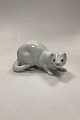 Royal Copenhagen Figurine of White Mink No. 4654