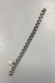Bismarck bracelet in silver with Four-leaf clover pendant