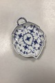 Royal Copenhagen Blue Fluted Plain Leaf-Shaped Assiette No. 143