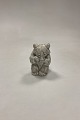 Royal Copenhagen Stoneware Figurine White Bear Cub No. 21435
