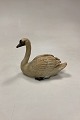 Arne Ingdam Unique Stoneware Figurine of Swan
