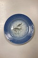Bing and Grøndahl Blue Tone Fish Plate motif 12 Common Bream No. 716 - 
CHIPED/WORN