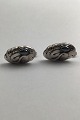 Georg Jensen Sterling Silver Cuff Links No. 10 Hematite