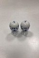 Royal Copenhagen Blue Fluted Plain Salt and Pepper Shakers No. 189/2009