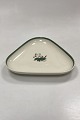 Royal Copenhagen Quaking Grass Triangular Dish No. 884/9721