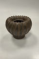 Arne Bang Stoneware vase with vertikal lines No.3