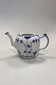 Royal Copenhagen Blue Fluted Half Lace Tea Pot No. 611