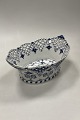 Royal Copenhagen Blue Fluted Full Lace Fruit Basket/Oval Bowl No. 1059